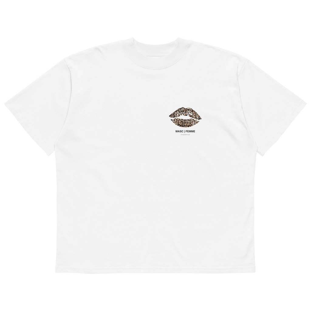 Disco Balls oversized graphic t-shirt front view