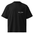 Disco Therapy oversized graphic t-shirt black front view