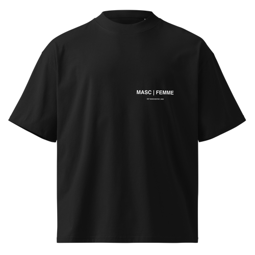 Disco Therapy oversized graphic t-shirt black front view