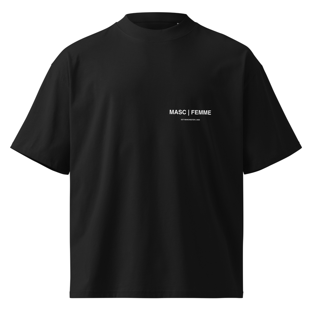 Spicy Pair Oversized Graphic T-Shirt | Black