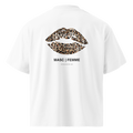 Leopard Lips Oversized Graphic T-Shirt