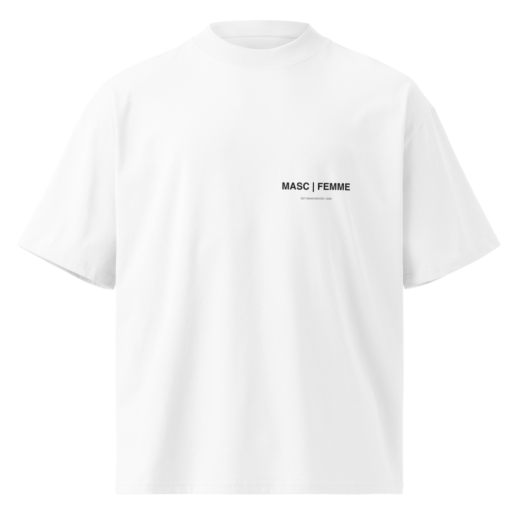 Disco Therapy Oversized Graphic T-Shirt | White
